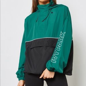 Ivy Park Color Block Half Zip Pullover
